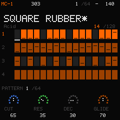 NEON SPIRAL demo sound retaining its source preset name on the home display.